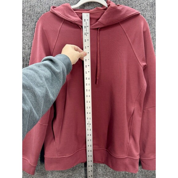 Lululemon City Sweat Pullover Hoodie Mens Small Mulled Wine Red Burgundy M3AUPS - Picture 8 of 10